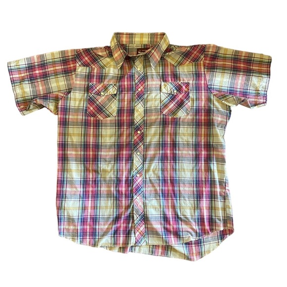 Wrangler Southwestern Snap Button-down Shirt 2XL Tall - Picture 2 of 10